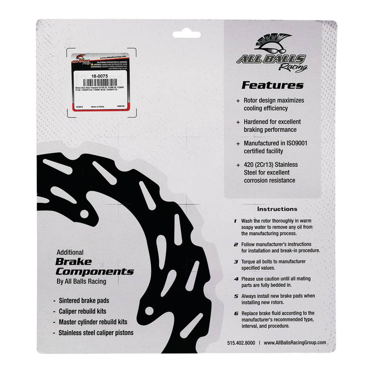 Brake Disc Rear – 18-0075