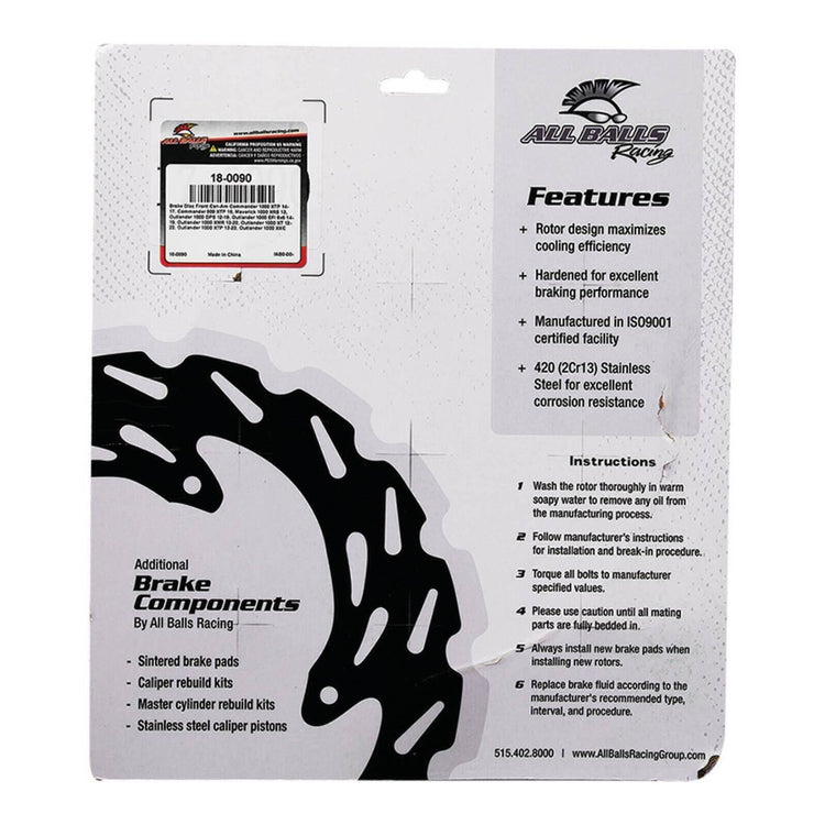 Brake Disc Front / Rear – 18-0090
