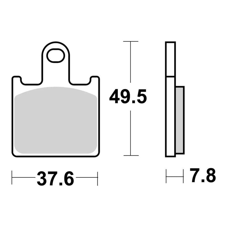 Brembo Prime Brake Pad Sinter Front 07KA28SA