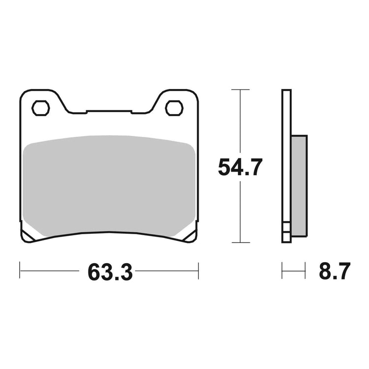 Brembo Prime Brake Pad Sinter Front 07YA11SA