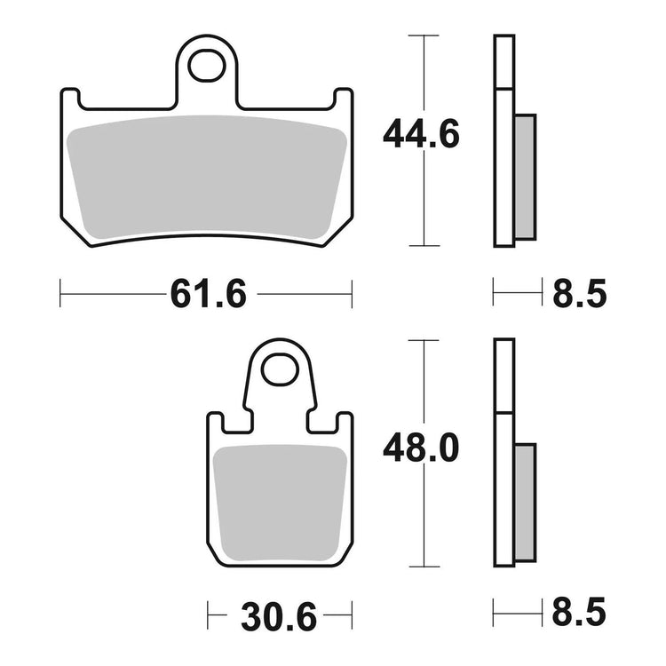 Brembo Prime Brake Pad Sinter Front 07YA46SA