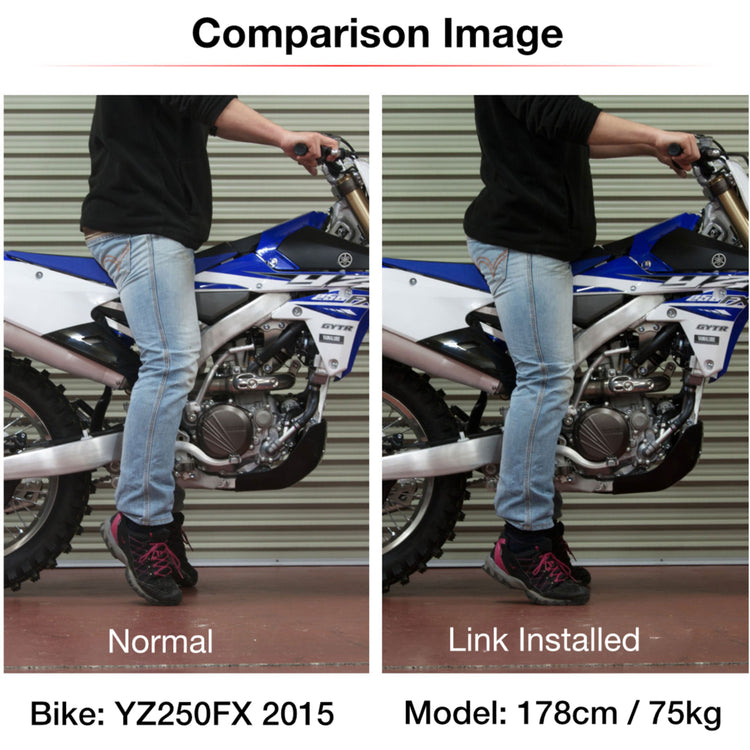 Zeta RSL Low Down Link -27mm - Husqvarna TE / FE ('24-) - Honda Blue