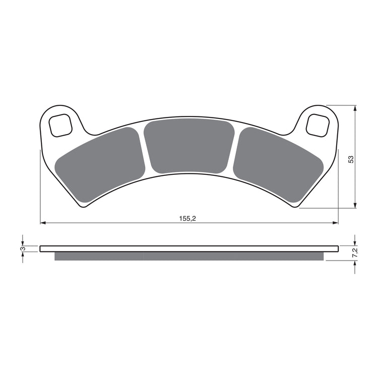 GOLDfren Brake Pads Off-Road Racing GF391 - K5