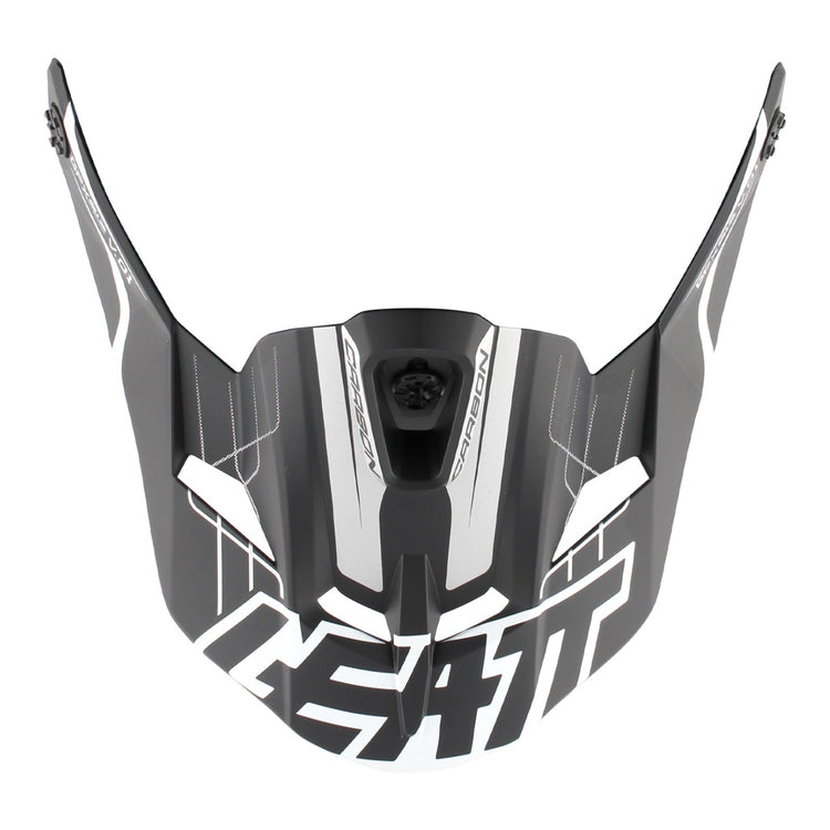 Leatt 6.5 GPX V16 Helmet Peak - Carbon / White (M-2XL)