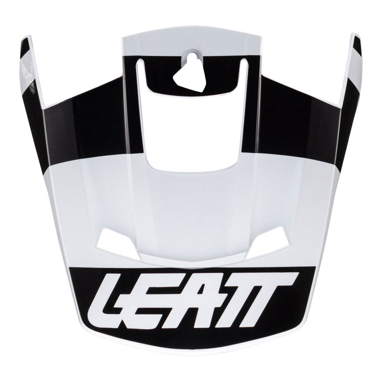 Leatt 3.5 Junior Helmet Peak - Black / White (Junior/XS/2XL)