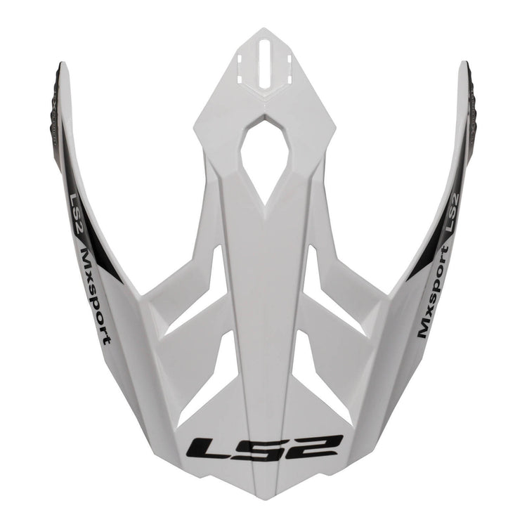 LS2 MX701 Frontier Helmet Peak - Gloss Black / Blue