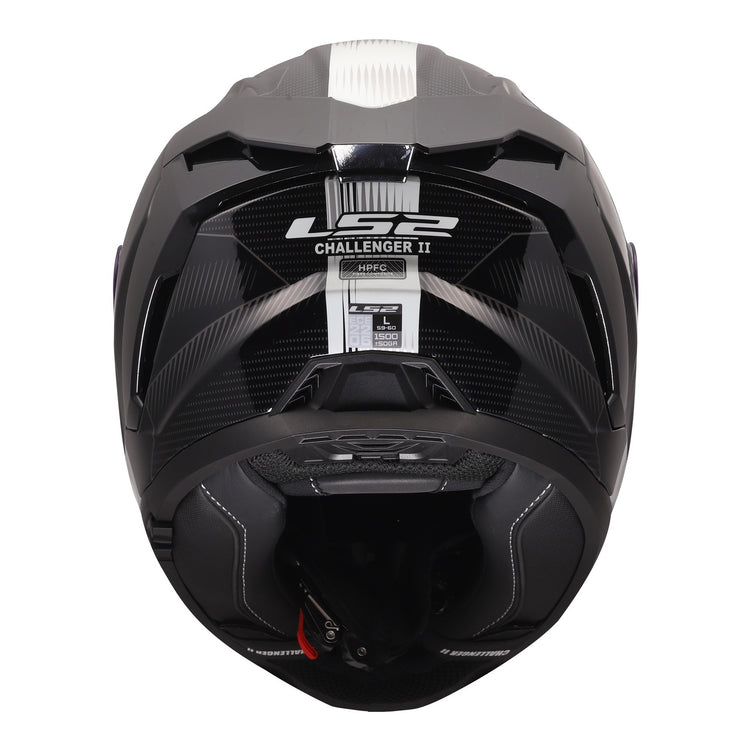 LS2 FF817 Challenger II Nitro Helmet - Black / Grey
