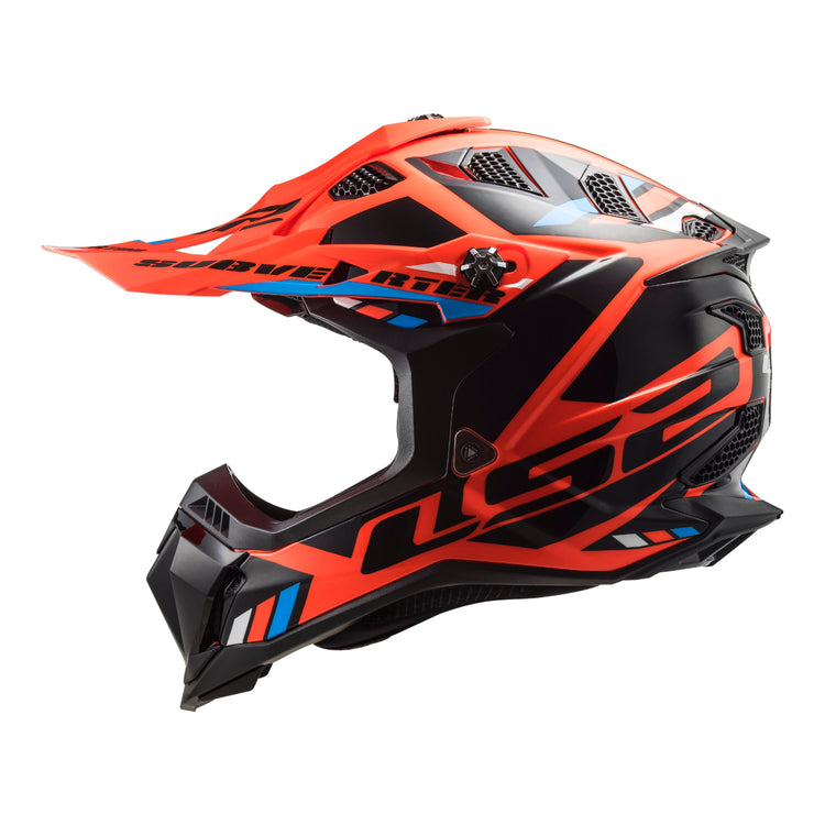 LS2 MX700 Subverter Stomp Helmet - Fluo Orange / Black 06