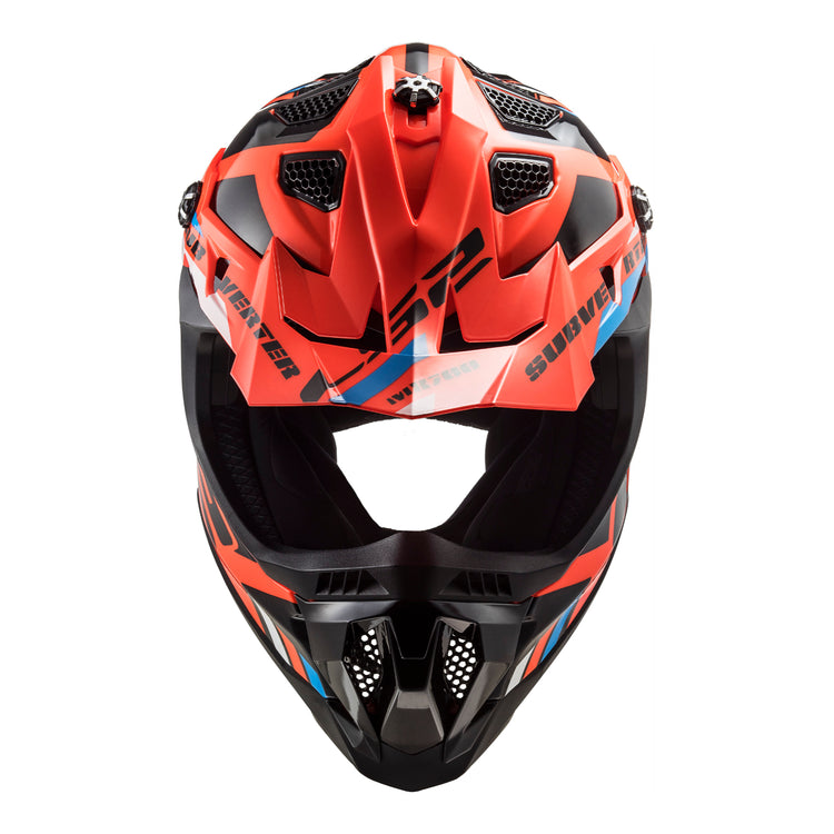 LS2 MX700 Subverter Stomp Helmet - Fluo Orange / Black 06