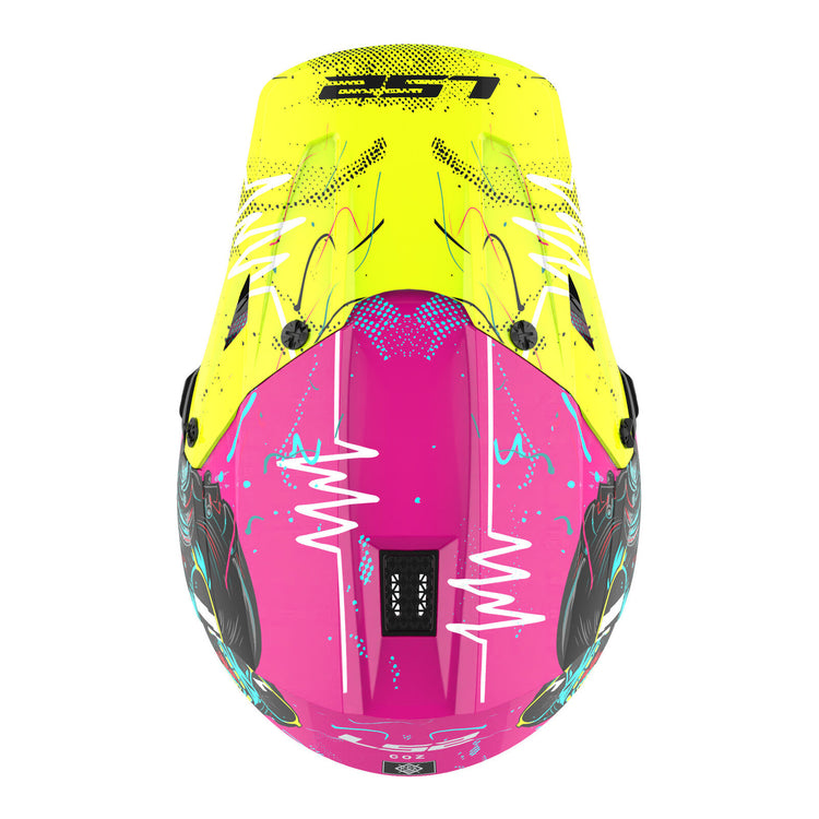 LS2 MX706J COZ Gorilla Helmet - Gloss Purple