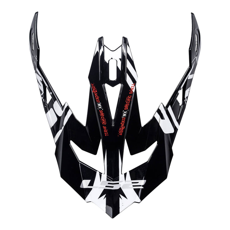 LS2 MX470 Subverter Peak - Emperor Black/White/Red