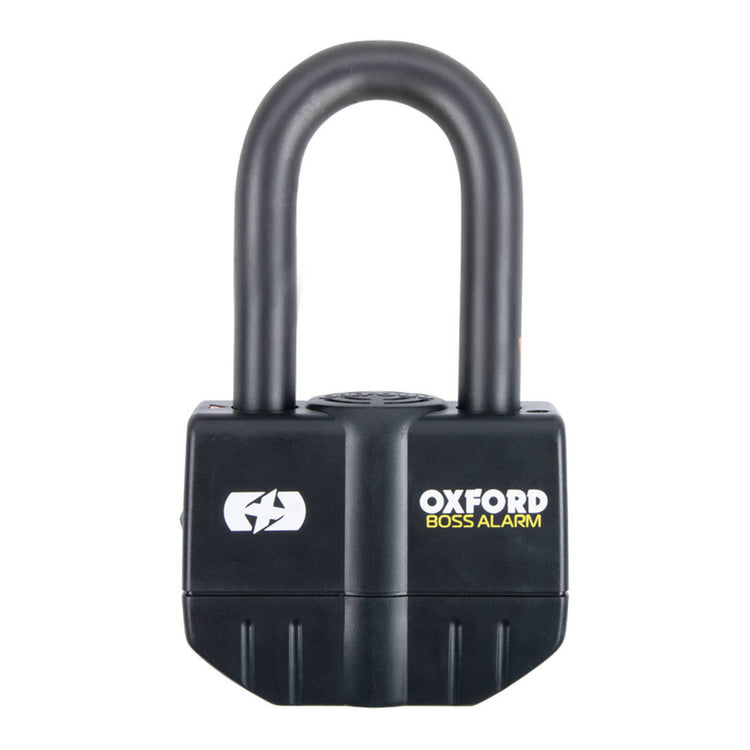 Oxford Boss Alarm 16mm Padlock - Black