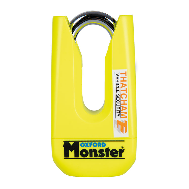 Oxford Monster Disc Lock - Yellow
