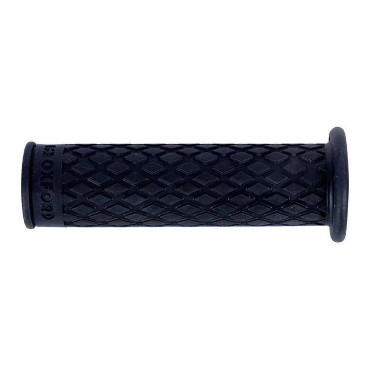 Oxford Retro Hand Grips - Black (For 22mm Bars)