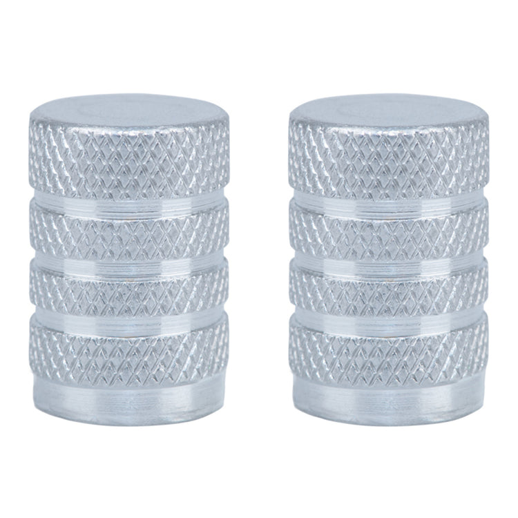 Oxford Gripper Valve Caps - Silver
