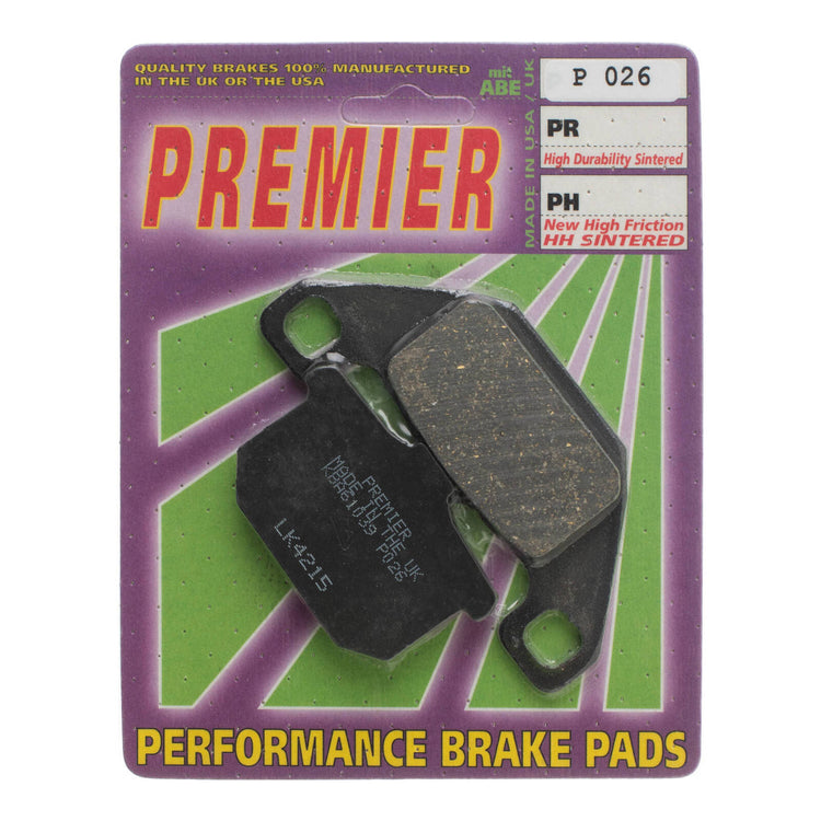 Premier Brake Pads - P Organic Standard