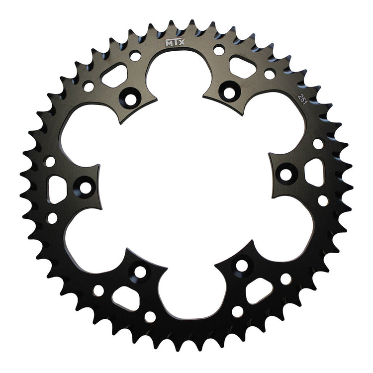 MTX 251 Zero Aluminium Rear Sprocket #520 - Black (11A-428-BLK)
