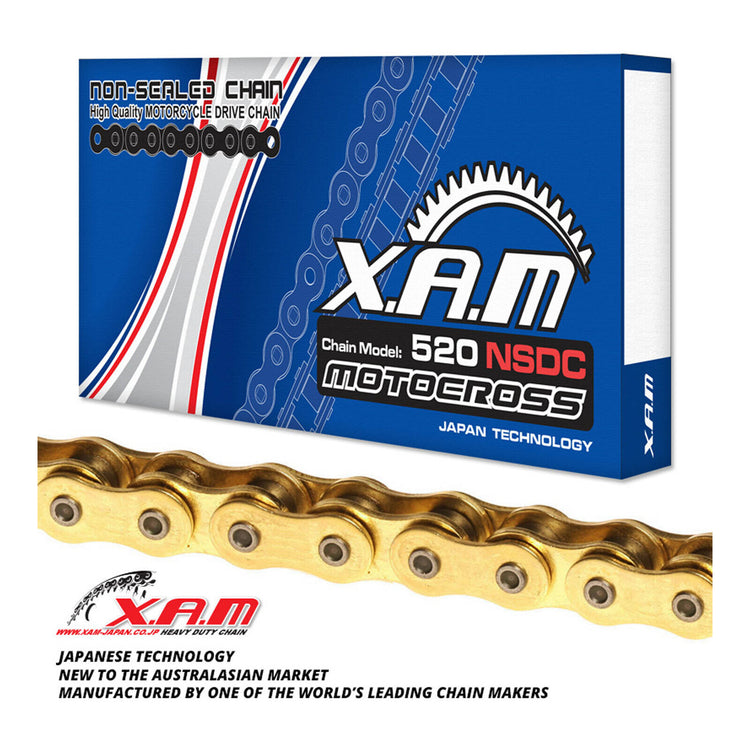 XAM Sprocket Kit Yamaha TT250 R '96-'98 & '03-'04 - 520NSDC Gold 14/44