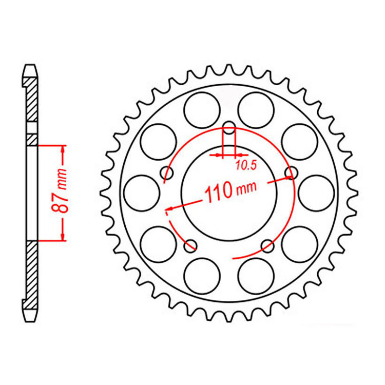 XAM Sprocket Kit Suzuki GSX650F '08-'13 X-Ring 15/48