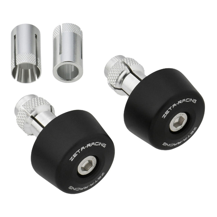 Zeta Bar End Sliders (2 Pack) - Black