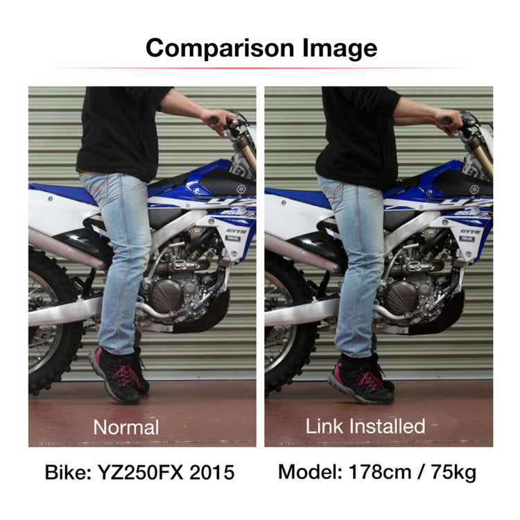 Zeta RSL Low Down Link -30mm - Honda CRF250L ('21-) - Red