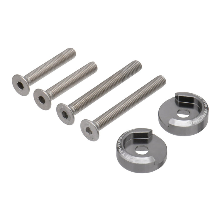 Zeta Armour Handguard Optional Bar End Plugs - Titanium