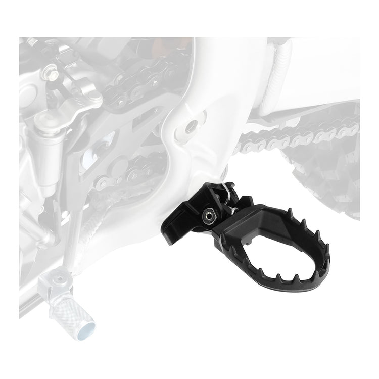 Zeta Max Foot Pegs - Honda CRF250R - Black