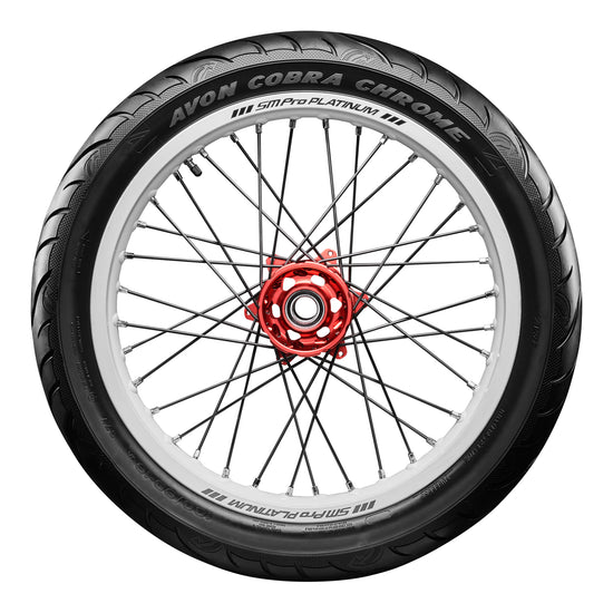 Avon Cobra Chrome 130/70R18 Trike Front Tyre (63V Rating) AV91
