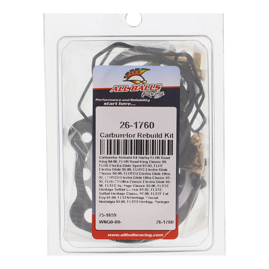 All Balls Racing Carburettor Rebuild Kit (26-1760)