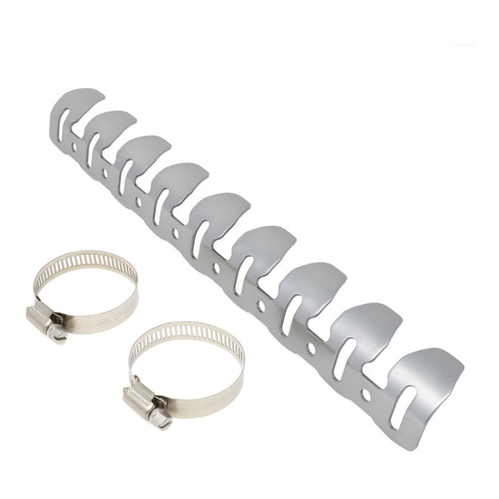 DRC 4-Stroke Universal Exhaust Pipe Guard - Titanium