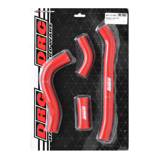 DRC Radiator Hose Kit - Honda CRF250R ('22-) - Red