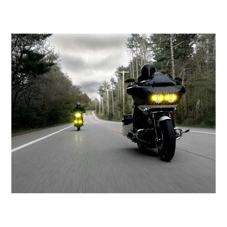 Denali HD Road Glide Head Light Packaged Kit