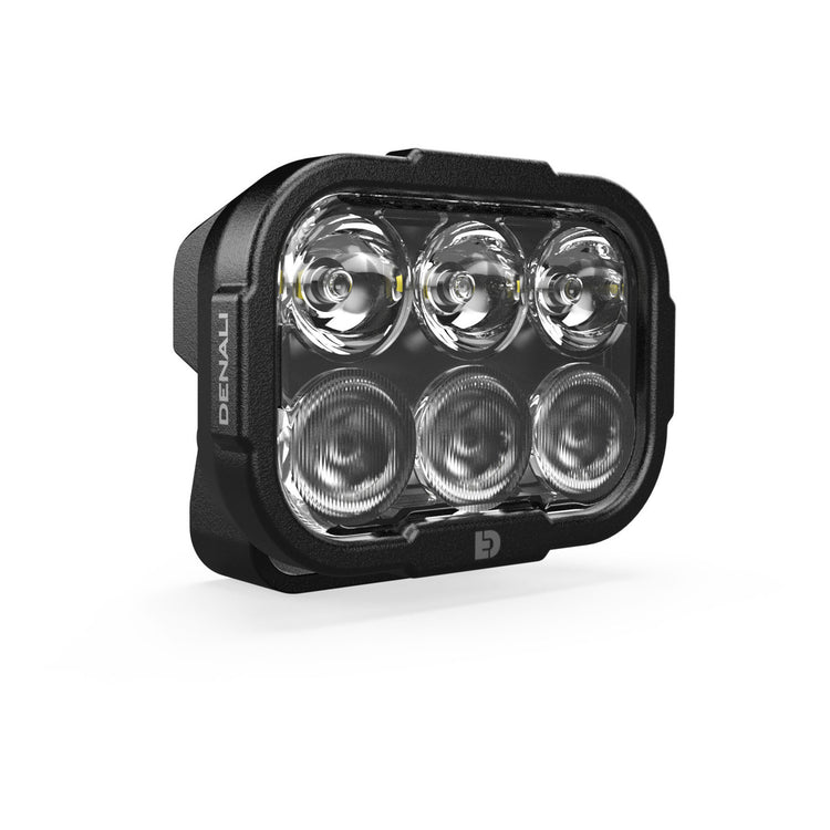 Denali DL6 Driving Light - DataDim Technology, 6-LED, Elliptical Hybrid Beam