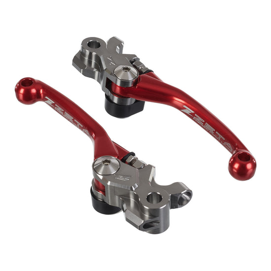 Zeta Pivot Lever Set FP - Braktec - Red