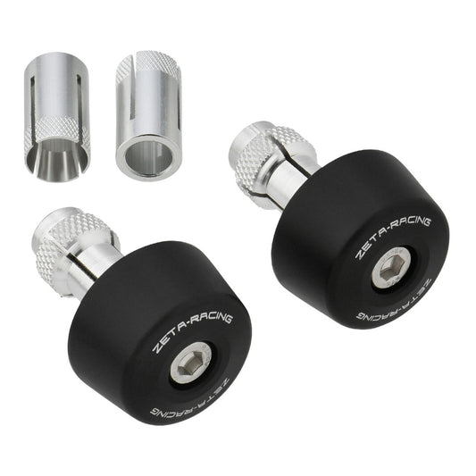 Zeta Bar End Sliders (2 Pack) - Black