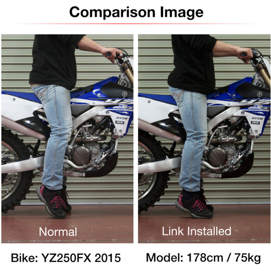 Zeta RSL Low Down Link -27mm - Husqvarna TE / FE ('24-) - Honda Blue