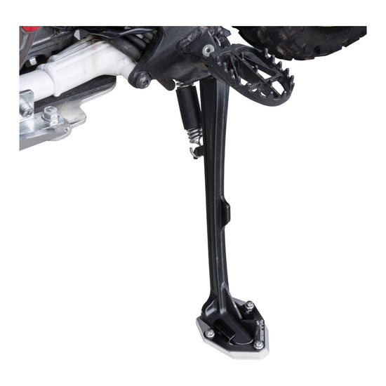 Zeta Side Stand Extender - Black / Silver - Honda CRF1000L Africa Twin / Adventu