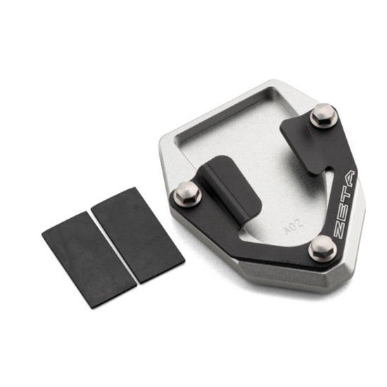 Zeta Side Stand Extender - Black / Silver - Honda CRF1000L Africa Twin / Adventu