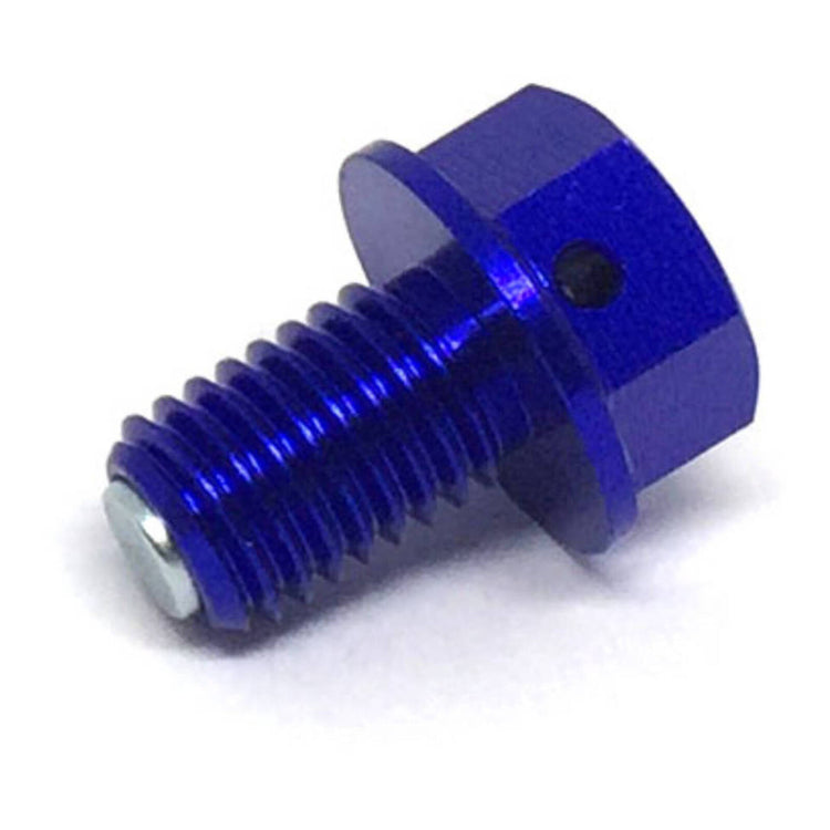Zeta Magnetic Drain Bolt M10 x 15 P1.5 - Blue
