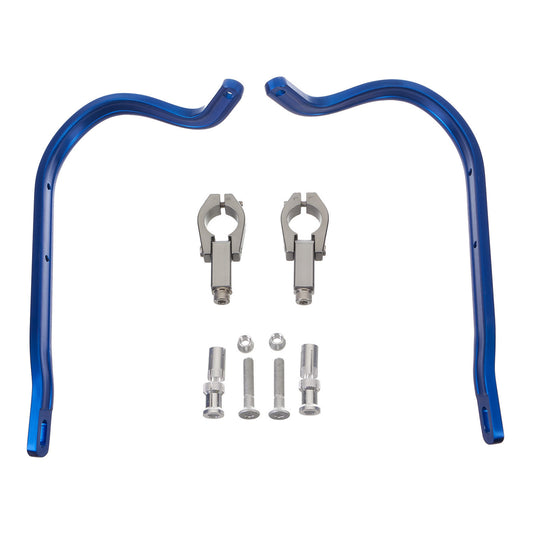 Zeta Armour Handguards Bent for 28.6mm Handlebars - Blue