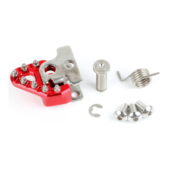 Zeta Trigger Brake Pedal Replacement Tip Set - Red