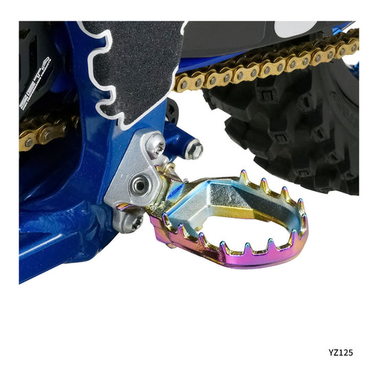 Zeta Max Foot Pegs - Yamaha YZ 2-Stroke - Oil Slick