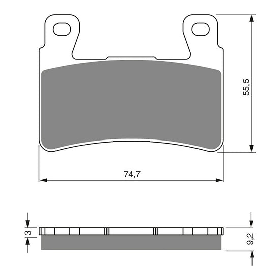GOLDfren Brake Pads SINT SPRTS GF279 - S3 ( PH273 - HDonly )