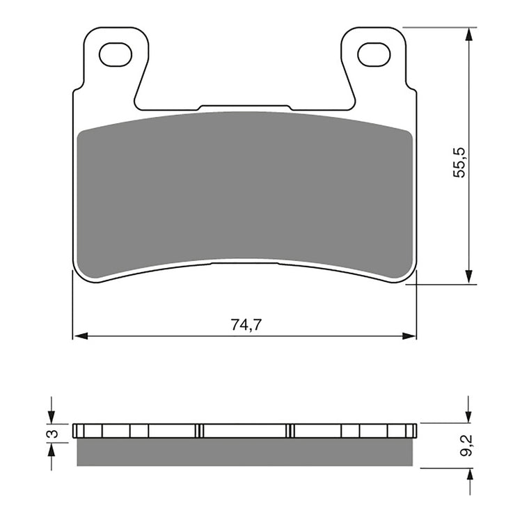 GOLDfren Brake Pads SINT SPRTS GF279 - S3 ( PH273 - HDonly )