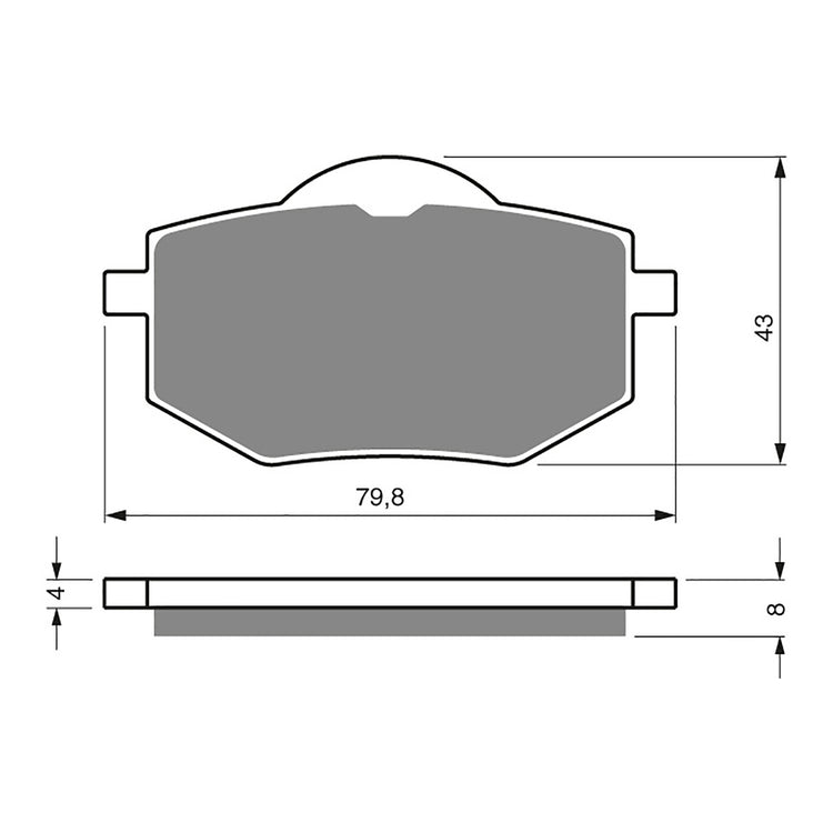 GOLDfren Brake Pads GF322 - S3