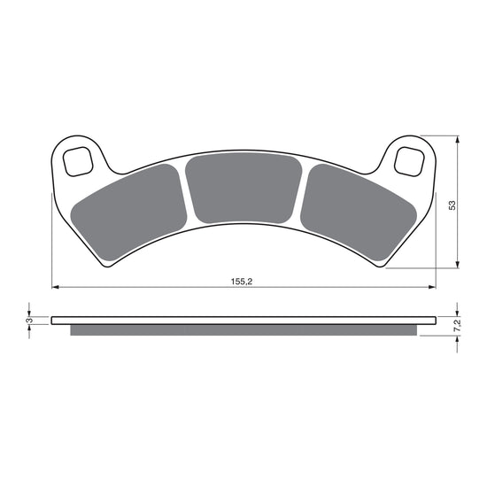GOLDfren Brake Pads Off-Road Racing GF391 - K5