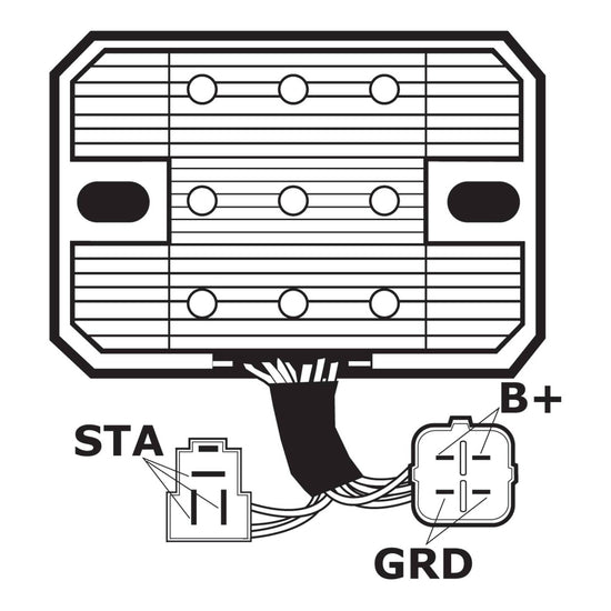 J&N Regulator Rectifier (230-58062) (AHRASU6018)