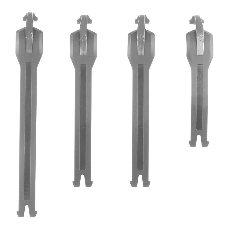 Leatt 5.5 Strap Kit - Grey JW - 4 Pieces