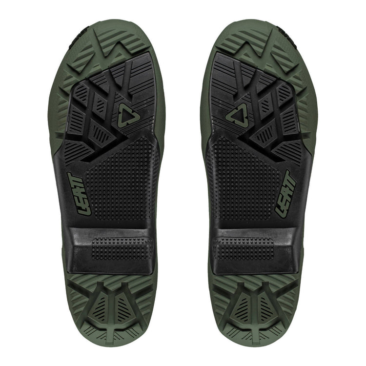 Leatt 4.5/5.5 Enduro Sole [Pair] - Black / Cactus [Pair]