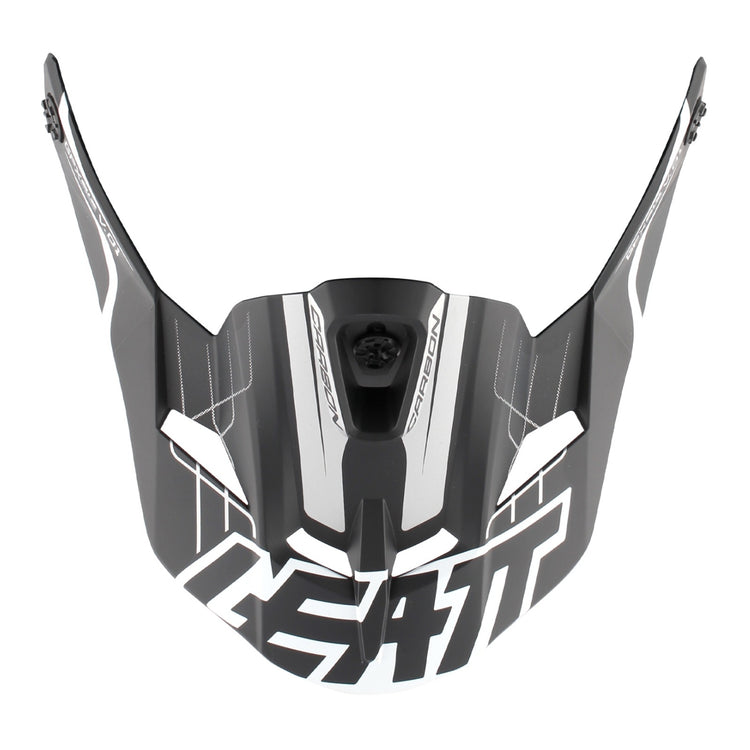 Leatt 6.5 GPX V16 Helmet Peak - Carbon / White (XS/S)